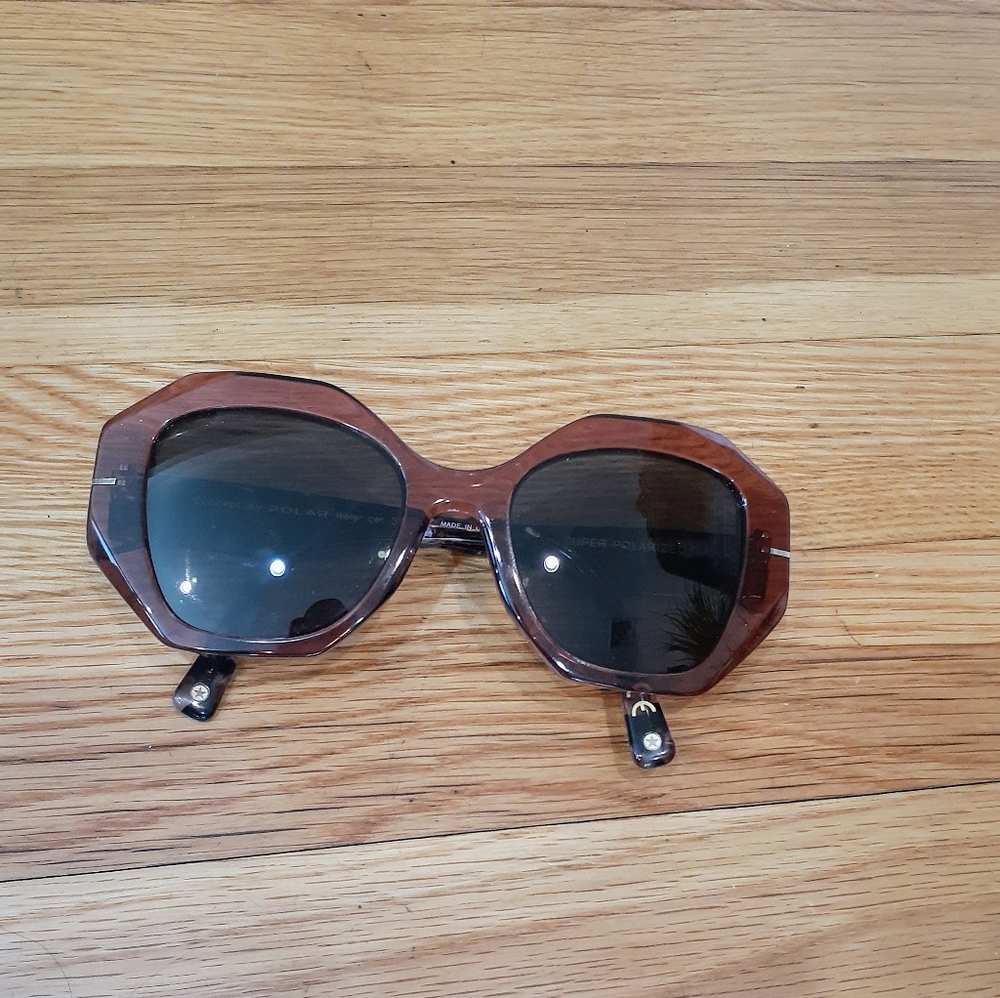 Polar Super Polarized Unisex Sunglasses OS Brown Multi Color Polar - Picture 1 of 5